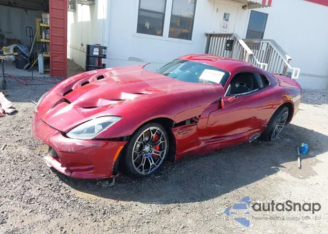 2017 Dodge Viper Gtc z USA, uszkodzony, nr VIN 1C3BDEDZ9HV500597